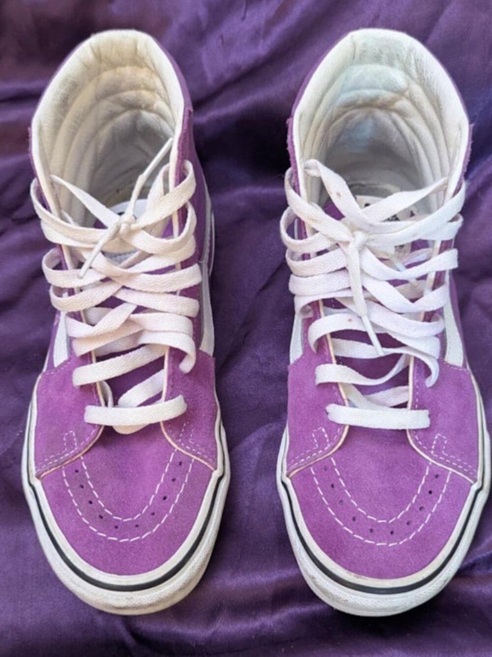 Purple Lavender Vans Sneakers High Tops - Sz 6.5